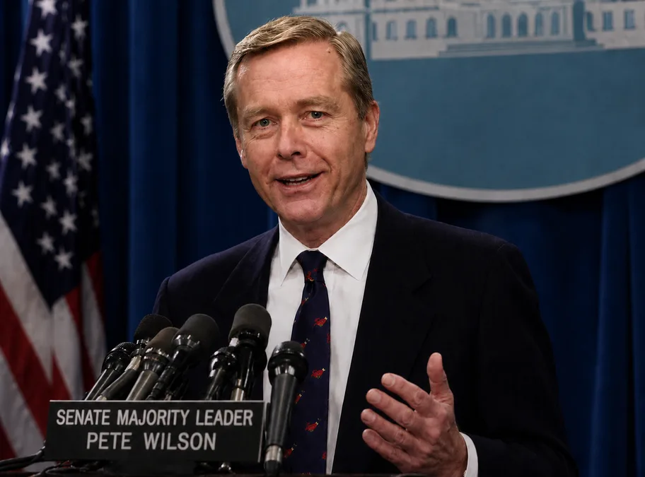 Image: Senate Majority Leader Calls for Patience