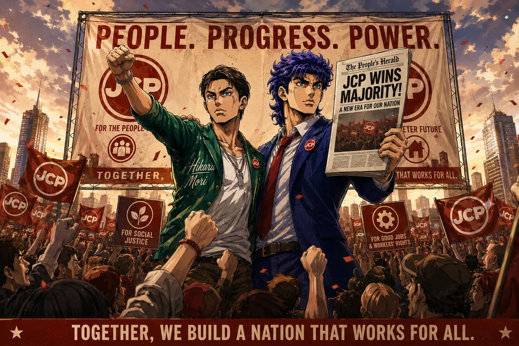 Image: Hikaru Mori for Prime Minister! - JCP